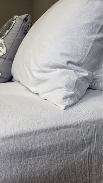 Постельное бельё Luxury Washed Cotton UASAK &mdash; White U00195 фото
