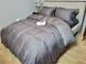 Постельное бельё Сатин премиум жаккард UASAK &mdash; Square Dark Gray U00123 фото 4