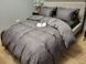 Постельное бельё Сатин премиум жаккард UASAK &mdash; Square Dark Gray U00123 фото 2