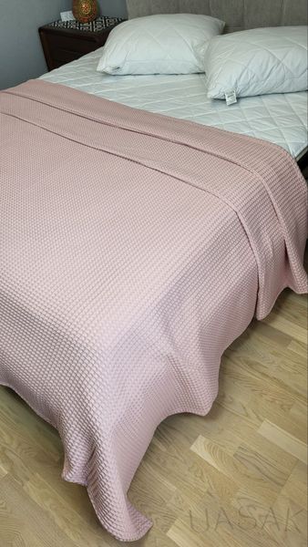 Покривало Піке Соти 100% бавовна UASAK &mdash; Peach U00130 фото
