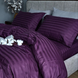Постельное бельё Сатин премиум страйп 2/2см UASAK &mdash; Purple Foam U00255 фото 1