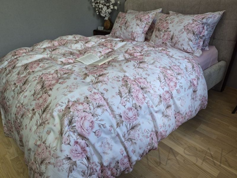 Постельное бельё Сатин премиум с принтом UASAK &mdash; Desire Pink U00250 фото